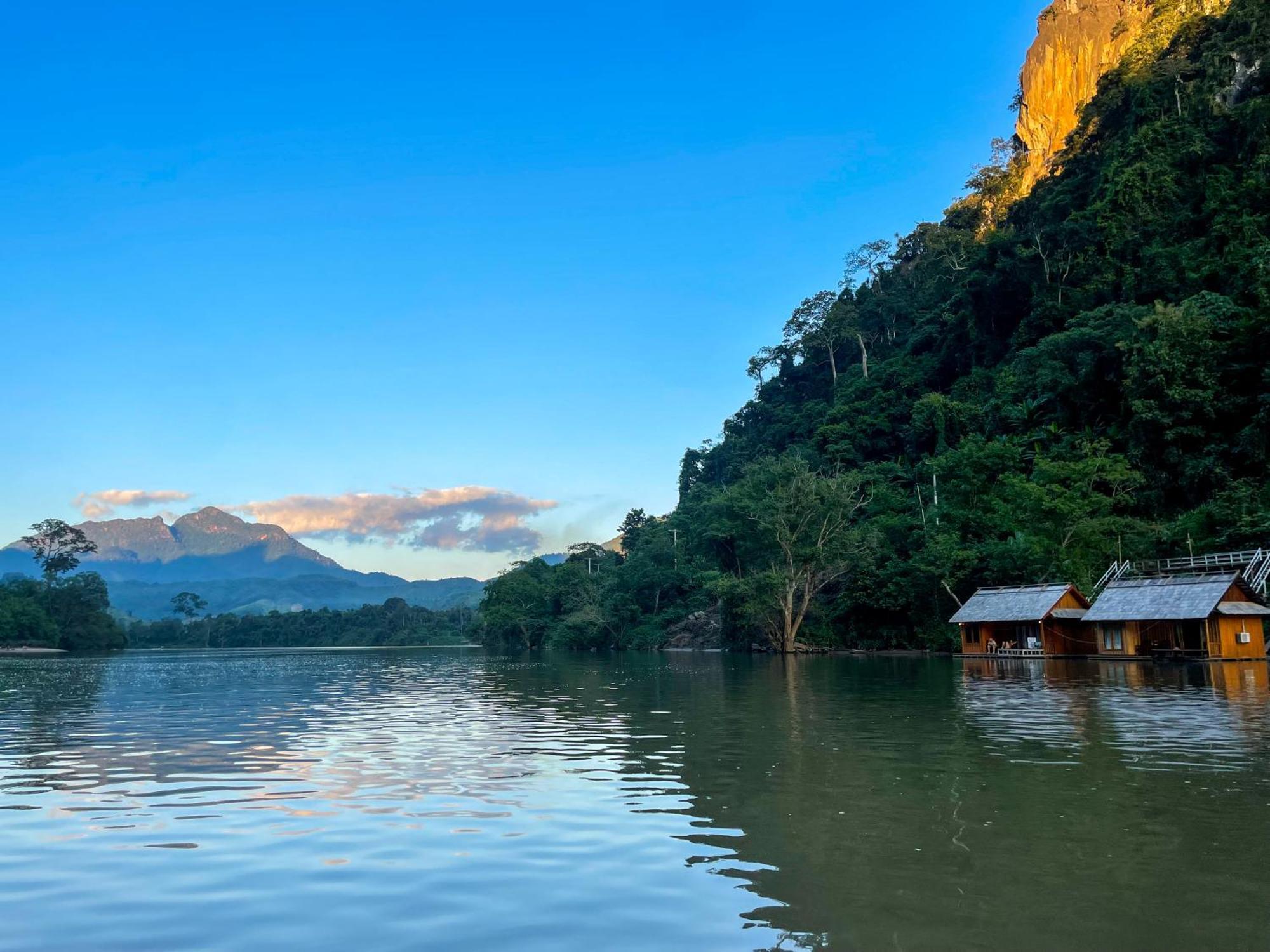 Nongkhiaw The Float House Hotel Eksteriør billede