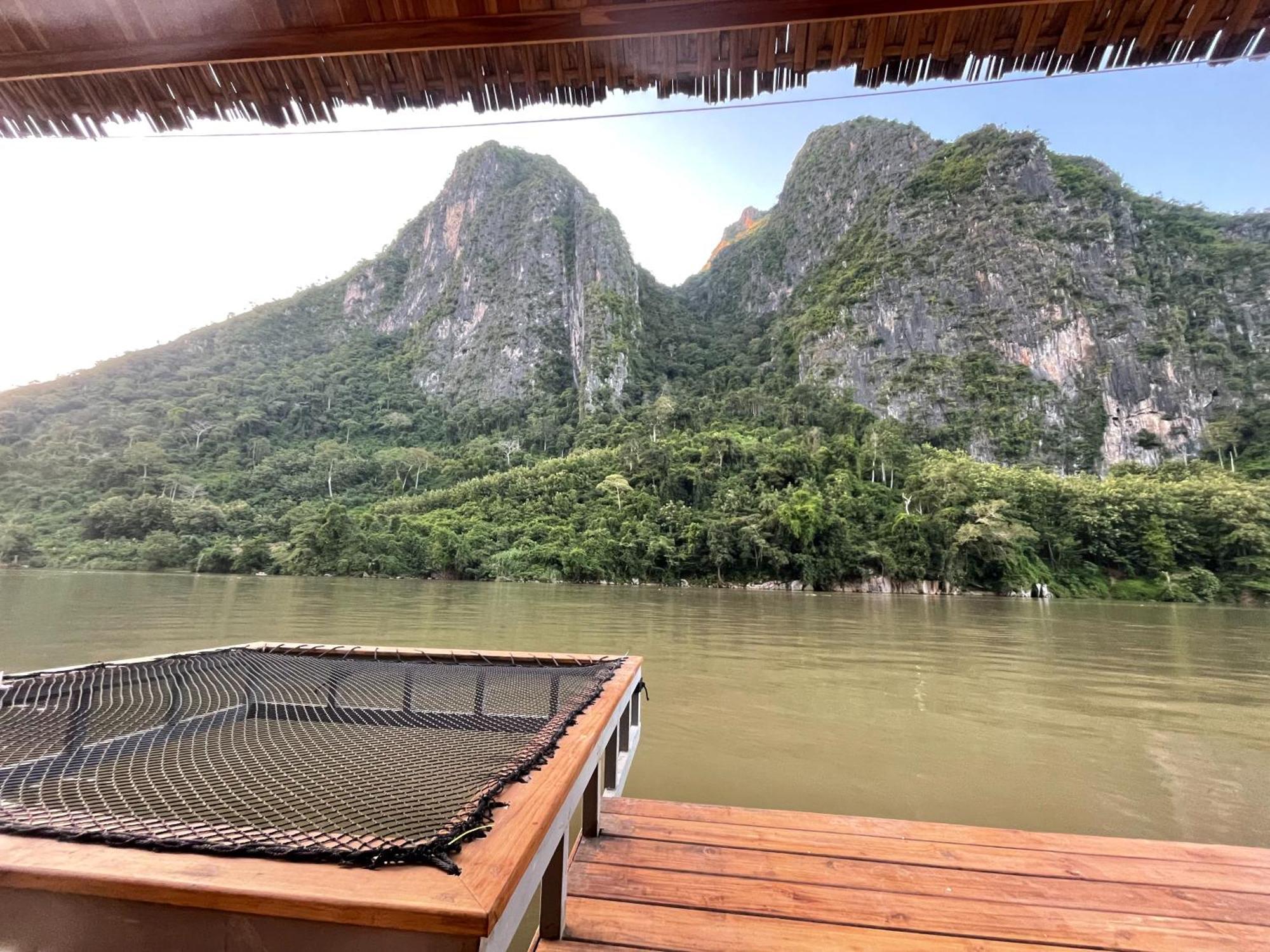 Nongkhiaw The Float House Hotel Eksteriør billede